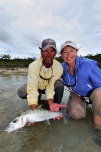 Bonefishing on Abaco Island Bahamas - Abaco fly fishing Lodge