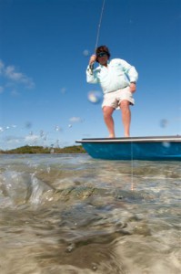 Bonefishing on Abaco Island Bahamas - Abaco fly fishing Lodge