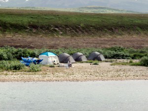 Flyfishing float trips in Alaska's Bristol Bay area fpr Rainbow trout, grayling, char and all 5 species of Pacific salmon