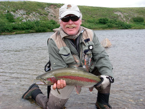 Fly fishing float trips ti the alagnak, Goodnews, Moraine and American Creek for rainbow trout and all species of Pacific Salmon