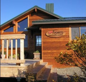 Fly fishing Alaska's Enchanted Lake Lodge for the best rainbow trout fishing in Alaska.