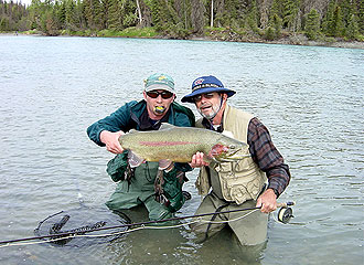 Fly fishing Alaska's Great Alaska Lodge for King Salmon, rainbow trout, bear viewing on the Kenia river and beyond.