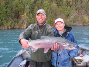 Fly fishing Alaska's Great Alaska Lodge for King Salmon, rainbow trout, bear viewing on the Kenia river and beyond.