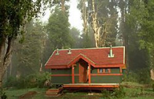 A cabin -Trout fishing in Chile at El Patagon Lodge, fly fishing heaven.