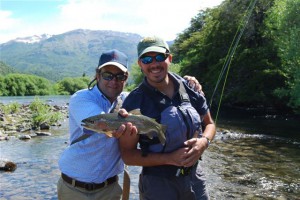 Fly Fishing Chile at Futa Lodge deep in the patagonia region, where wild trout eat dry flies with abandon