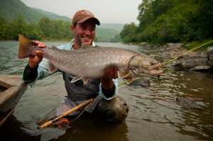 Kamchatka dry fly fishing for huge rainbows