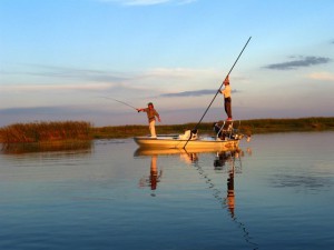 fly fishing for dorado in northern Argenina's Pira Lodge