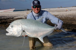 Fly Fishing for bonefish and trevally on Christmas Island at The Captain Cook Hotel